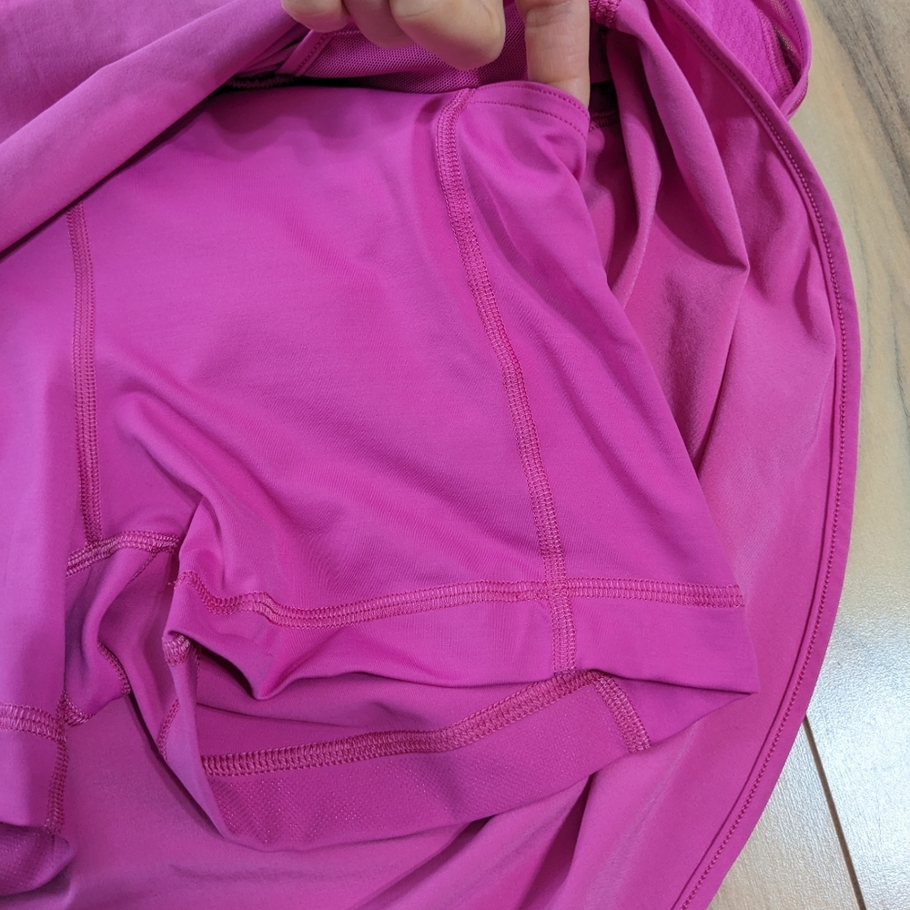 EUC! Lululemon Hotty Hot Skirt In Bright Pink Size 4 - Picture 8 of 14